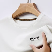 T-shirt à manches courtes pour hommes, décontracté et à la mode, haut confortable à col rond, nouvelle collection été 2