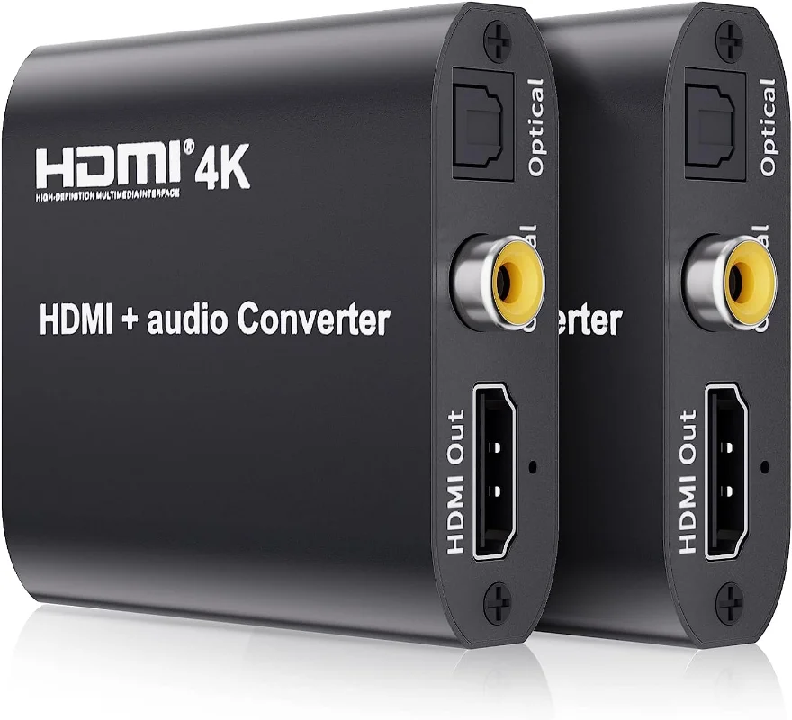 Extractor De Audio Hdmi 4K Convierte A Óptico/RCA Para PS5, Xbox