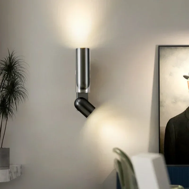 Modern Nordic Wall Lamp Home Interior Decoration Rotating Adjustable Led Lights Bedroom Living Room Corridor Hotel Lampe Salon 3