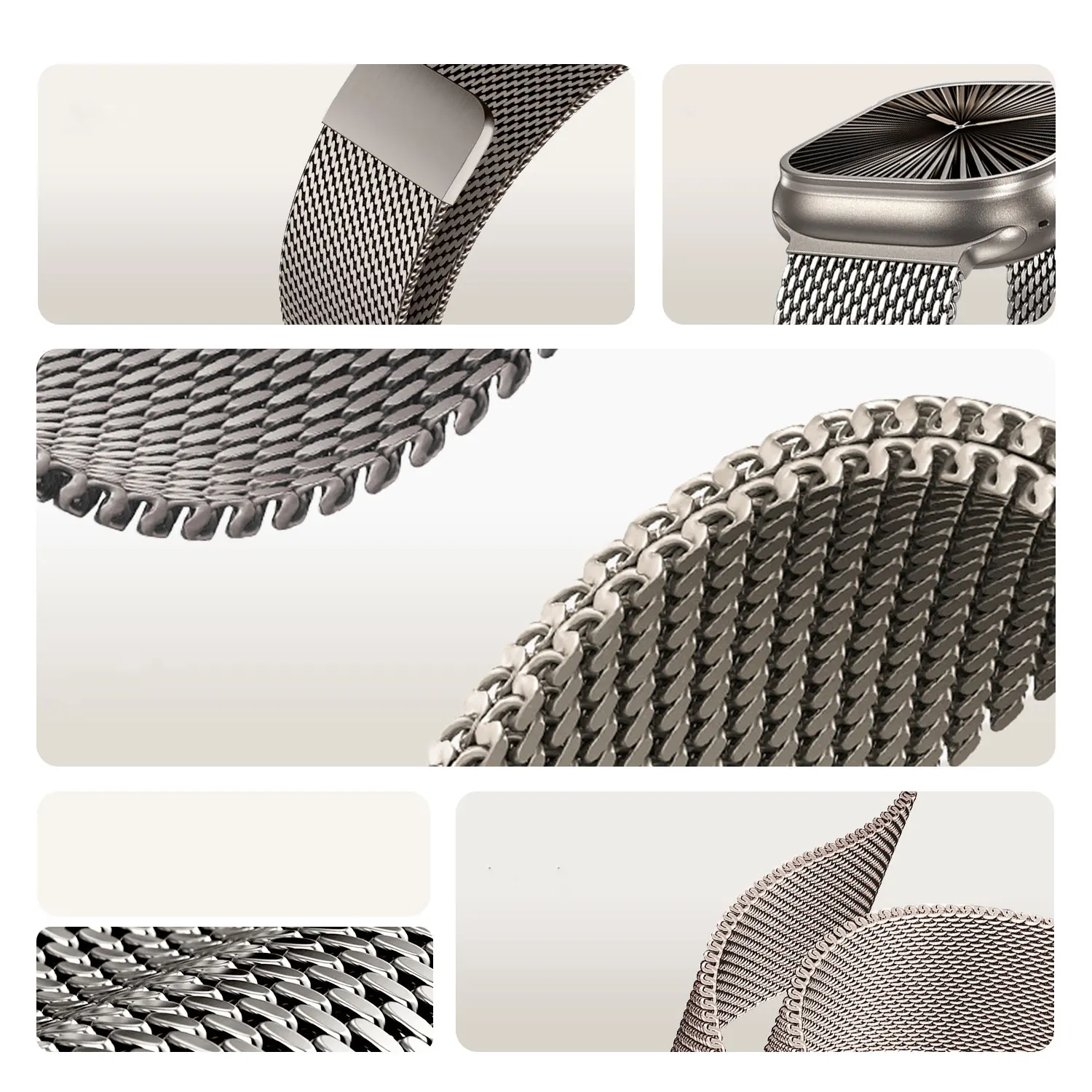 Magnetic Stainless Steel Milanese Loop Bracelet