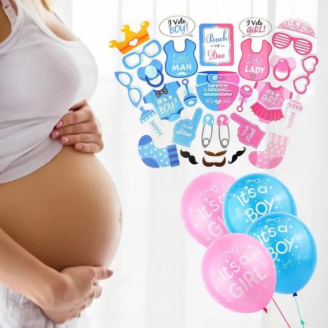 A Nemek Feltárása Party Kellékek Nemi Tárolás Buli Készlet Fiú Vagy Lány Ballon - Image 6