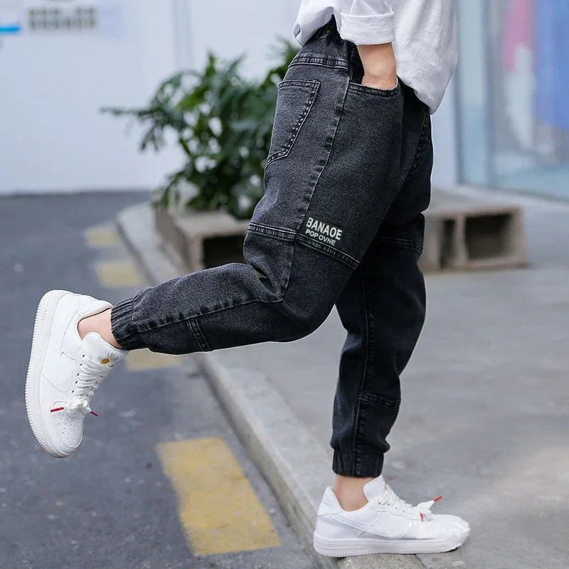 

Skinny Jeans Kids Slim Pants Boys Stretch Jeans Casual Trousers 4 5 6 7 8 9 10 Years Child Clothes Pencil Pants