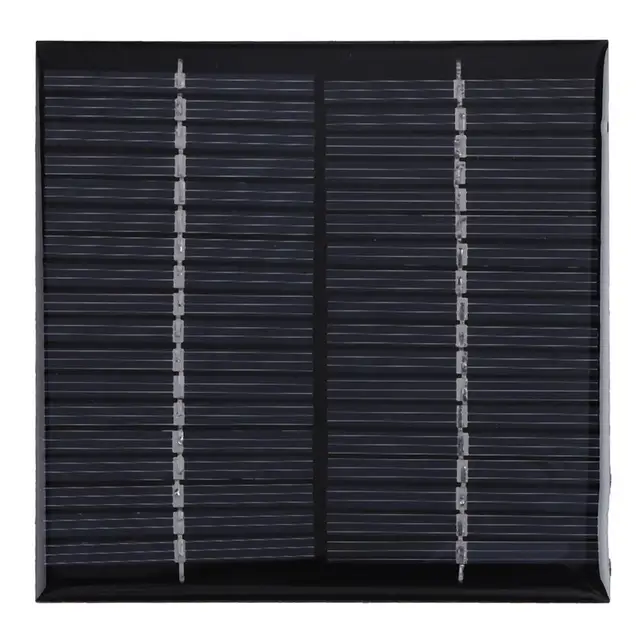 1.2W 18V Portable Solar Panel 0-0.066MA Solar Panel Module Solar Battery Charger for 12V Battery Charging for Lamp Fan Pump 1