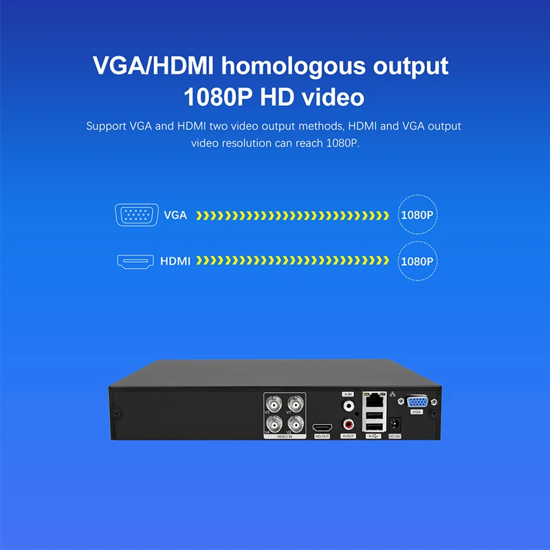 Sricam-NVS008 4CH HD 1080P TVI/AHD/DVR/NVR/CVI   XVR ŰƮ, ִ 8 ׶Ʈ HDD HDMI VGA  H.265 Ʈũ  ڴ