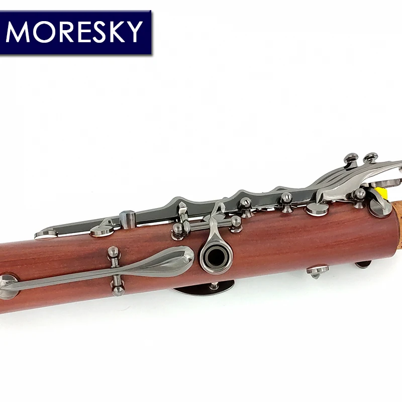 MORESKY Professional Black nickel plating Keys Solid Wood Sib Klarnet M18