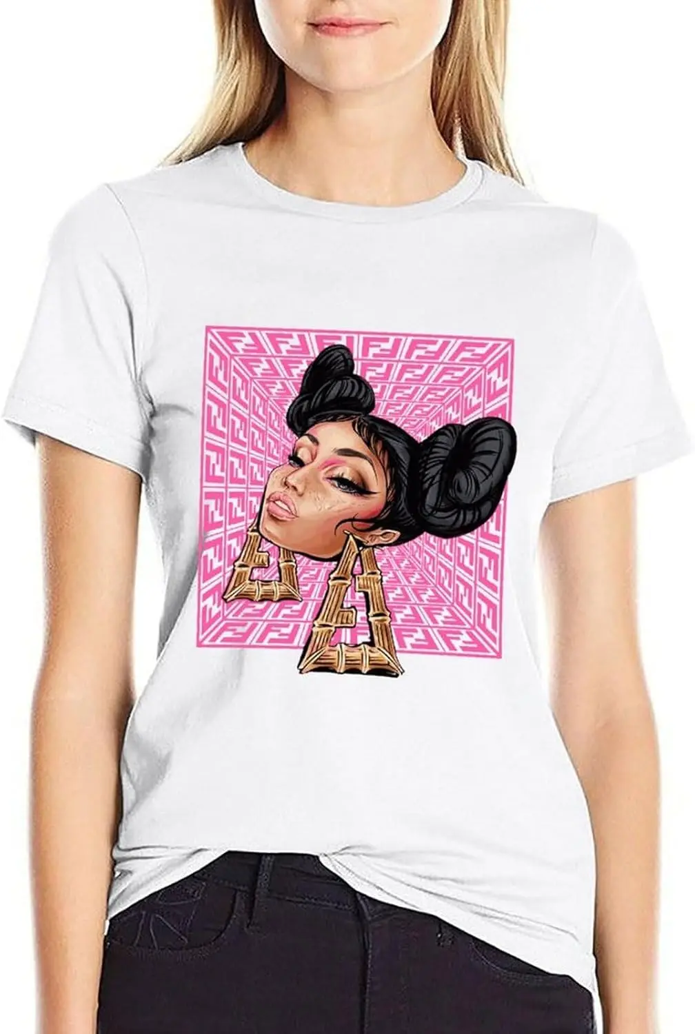 

Женские повседневные Летние футболки с коротким рукавом и графическим принтом, винтажные базовые Топы