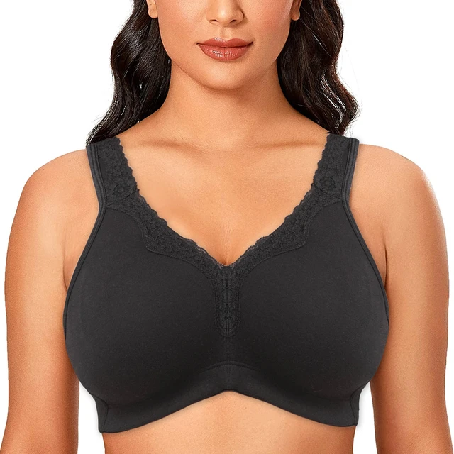 Plus Size Bra Full Cup Bra For Women Non Padded Wire Free