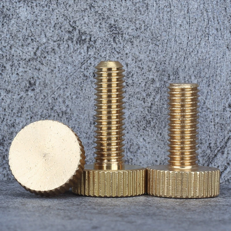 4 Viti A Testa Zigrinata In Ottone M4x16mm - Per Fai Da Te, Mobili E Elettrodomestici - Foto 3