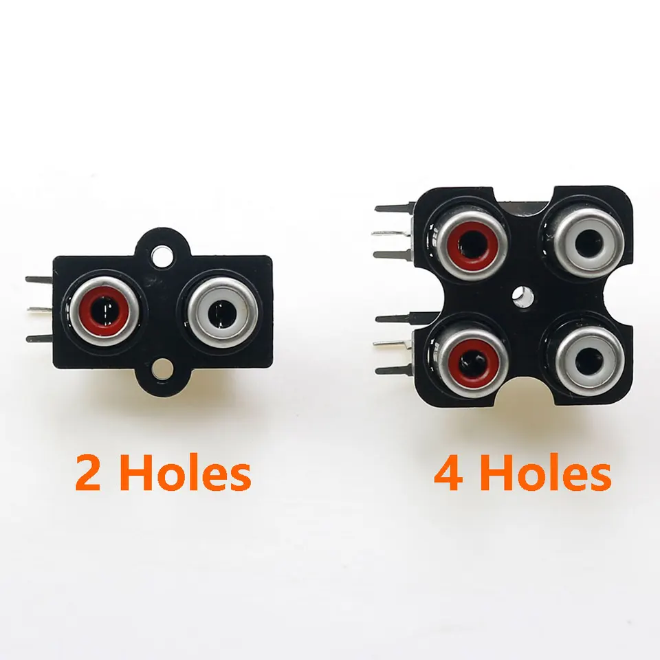 2 Pezzi - Connettore Riduttore Jack Audio Stereo 3.5F a 6.35M