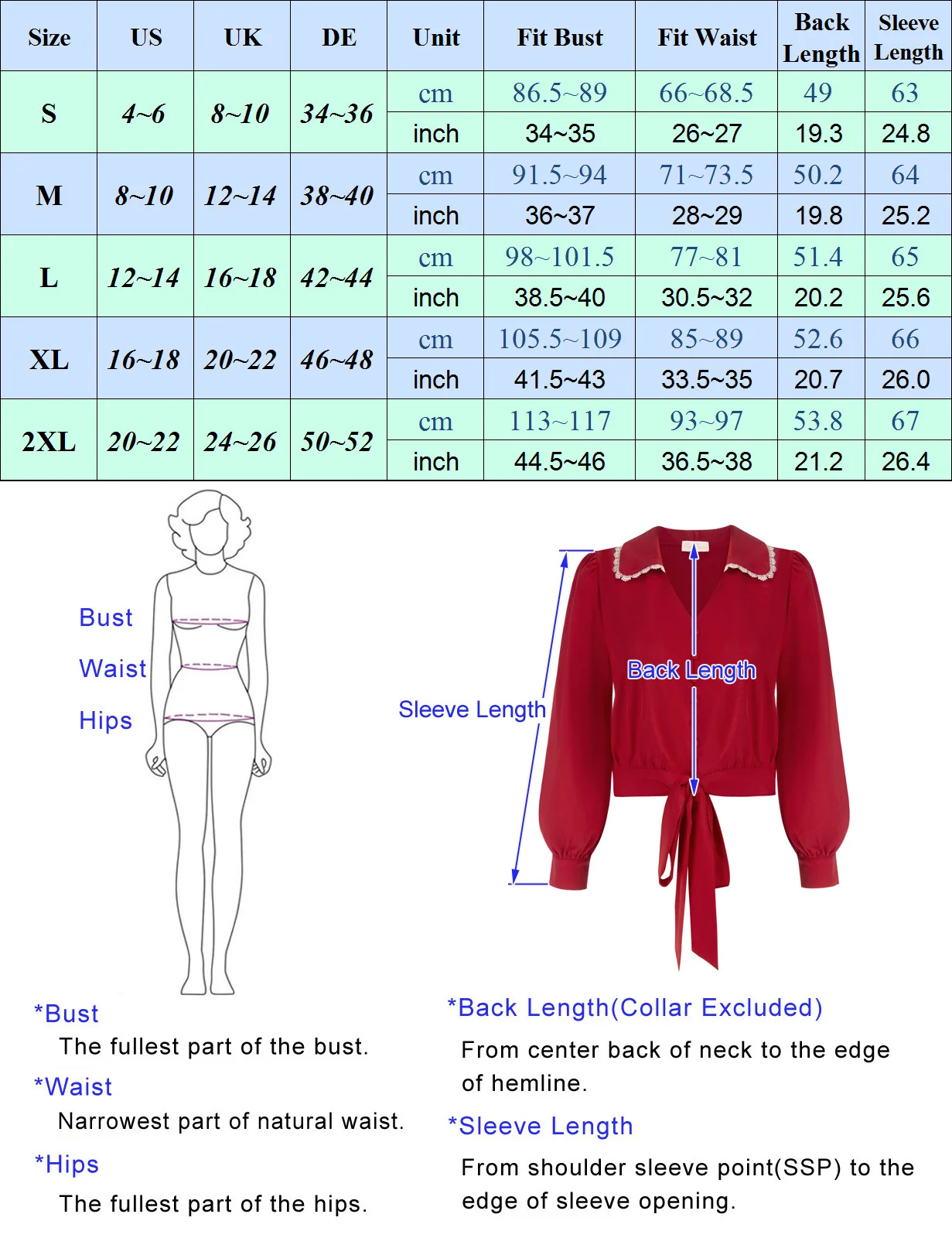 BP Women Vintage Cropped Shirt Summer Solid Long Lantern Sleeve Blouse Lapel V-Neck Button-up Tie Hem Tops Office Lady Workwear