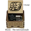 The Internationale Music Box Wooden Hand Musical Gift For Senior Grandparent parents Souvenir New Year Gift office Decor 2