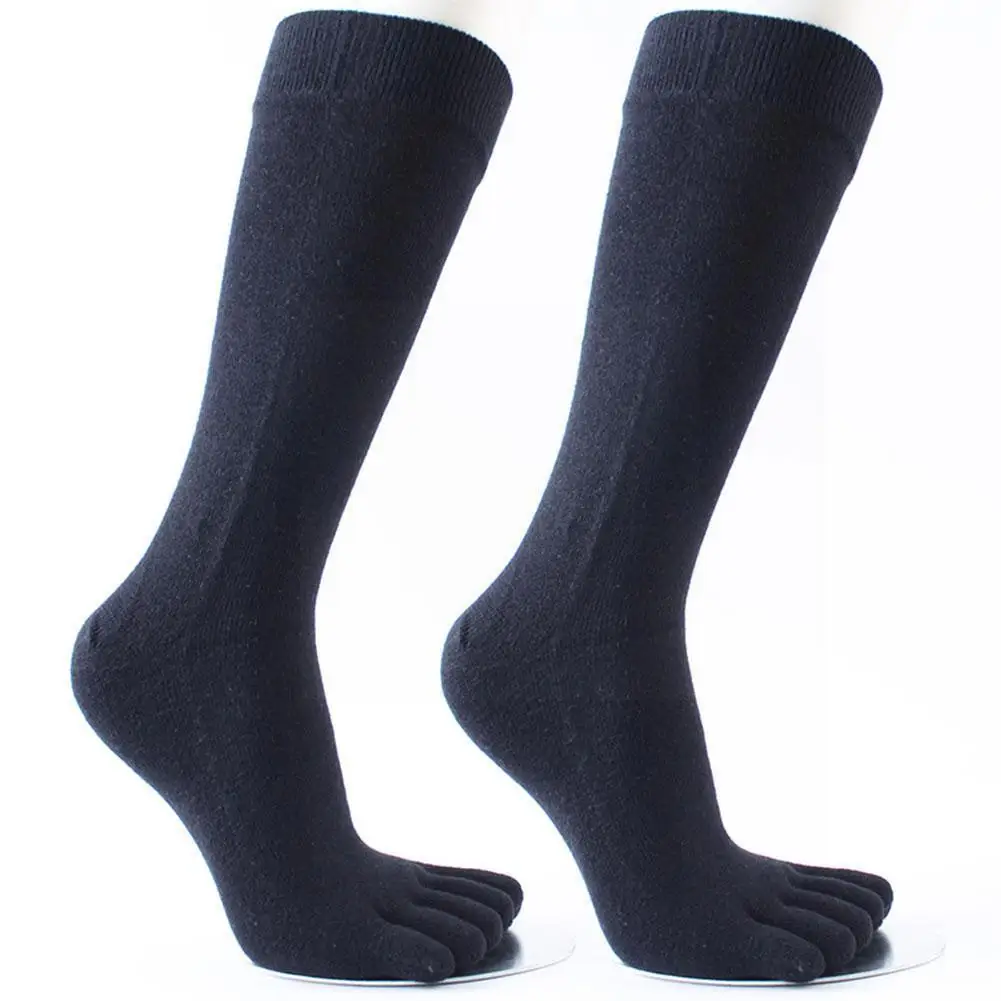 Fashion 5 Pairs Large Size Fashion Business Men Socks Black Size Stripe ...