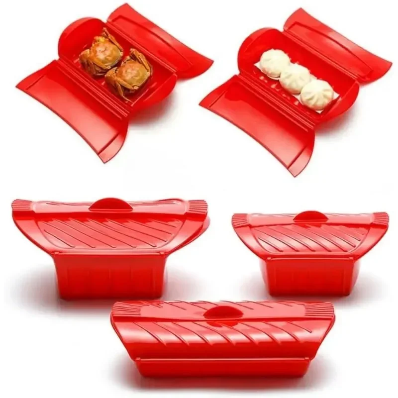 Convenient Silicone Steamer Easy Clean Steam Rack Eco-Friendly Silicone Steam Case Microwavable Food Cooker Cooking Accessories Convenient Silicone Steamer Easy Clean Steam Rack Eco-Friendly Silicone Steam Case Microwavable Food Cooker Cooking Accessories