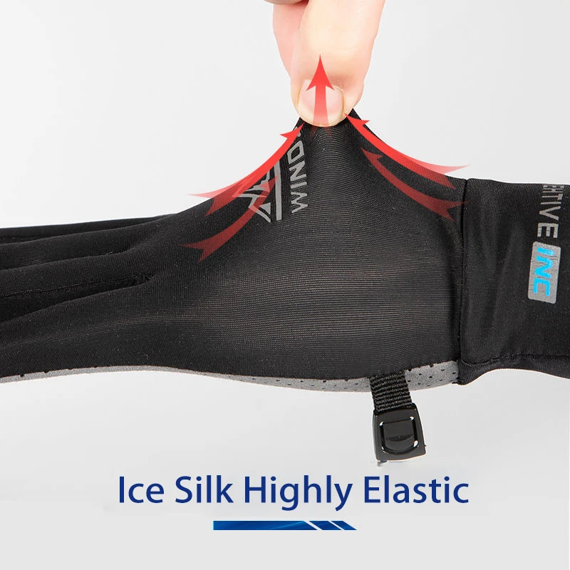 Cycling Gloves Men Women Summer UV Protection Ice Silk Touch Screen Thin Driving Non-slip Outdoor Sports Breathable Gloves 4