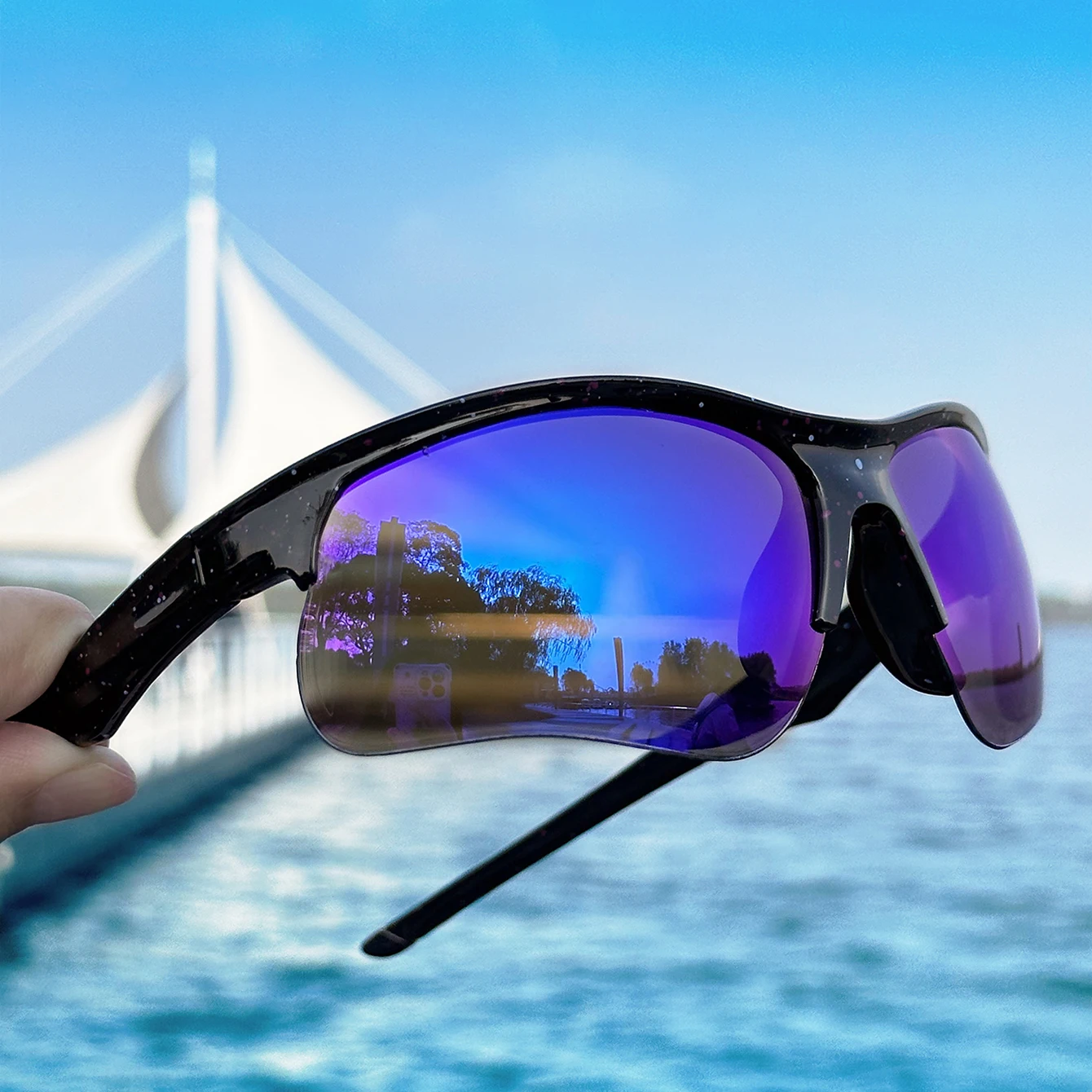 Men and Women Outdoor Sports Sunglasses UV400 Bicycle Cycling Eyewear Mtb Bike Camping Hiking Driving Goggles Colorful
