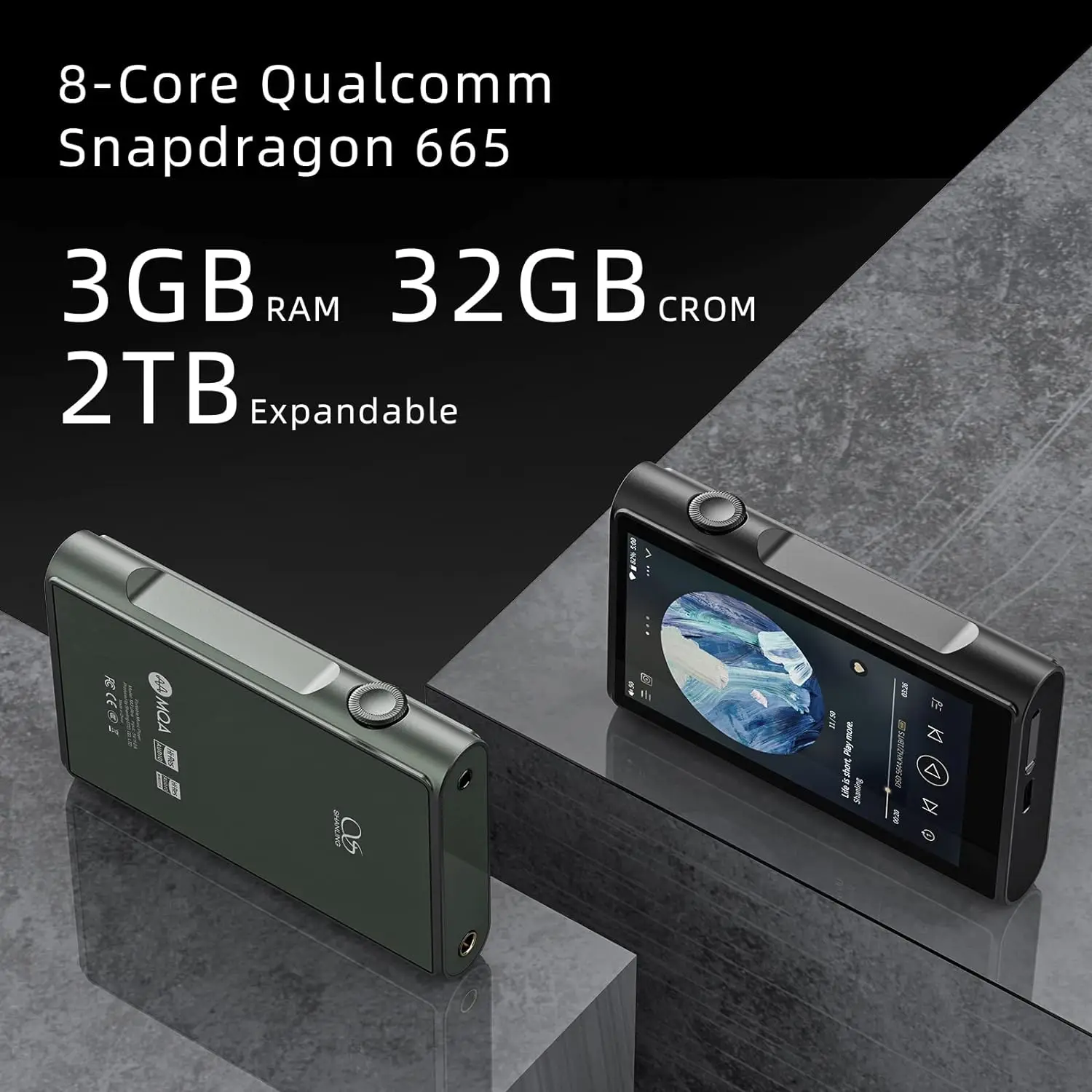 SHANLING M3 Ultra Android10 MQA Portable HiFi Music Player MP3 Hi 