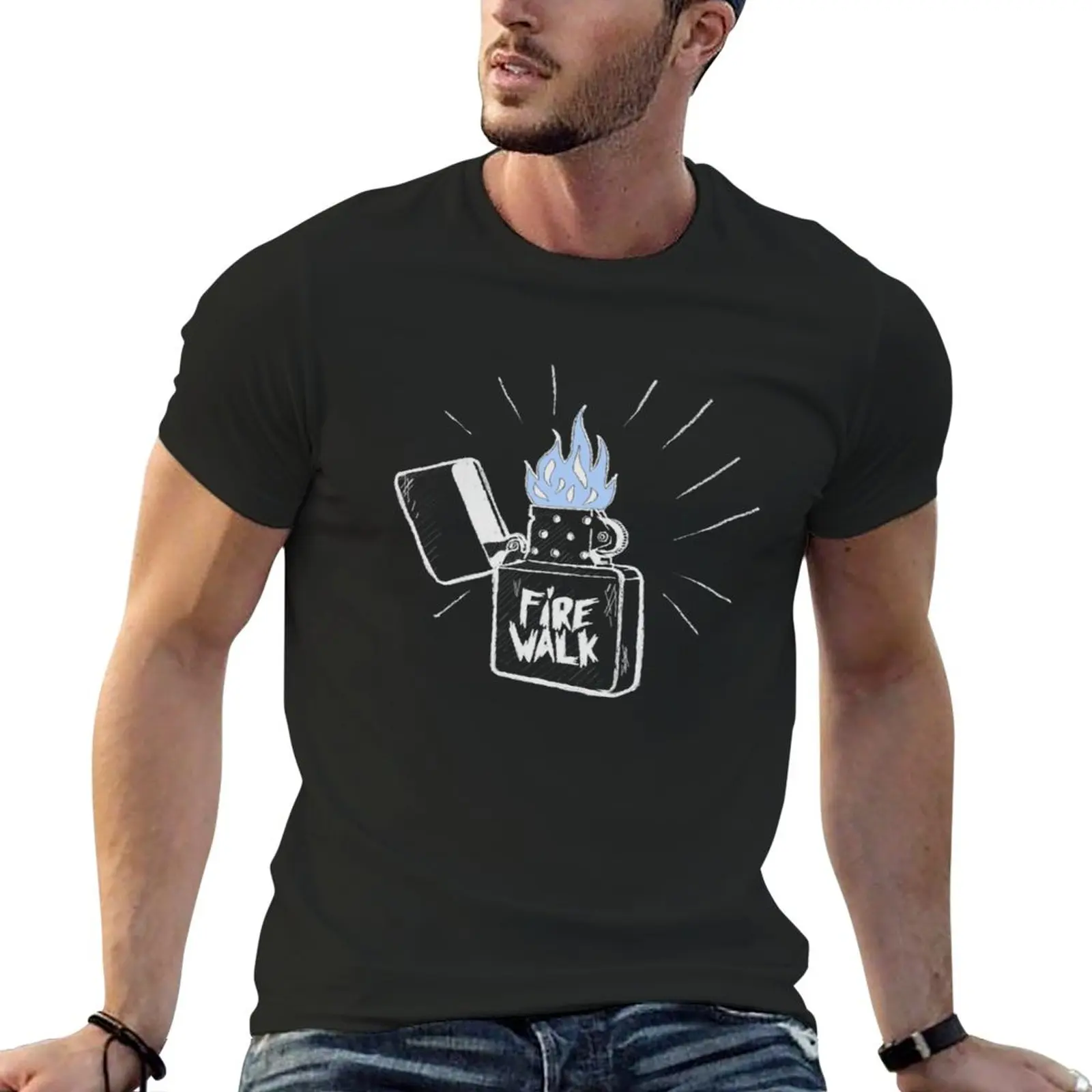 

Original Before the storm fire walk logo T-Shirt summer top blanks funnys vintage clothes Men's t-shirt