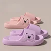 Fashion Women's Men's Sandals Anti-Slip Wear-Resistant EVA Thick Sole Comfortable Home Slippers Bathroom Flip-Flops Cute Shoes 4