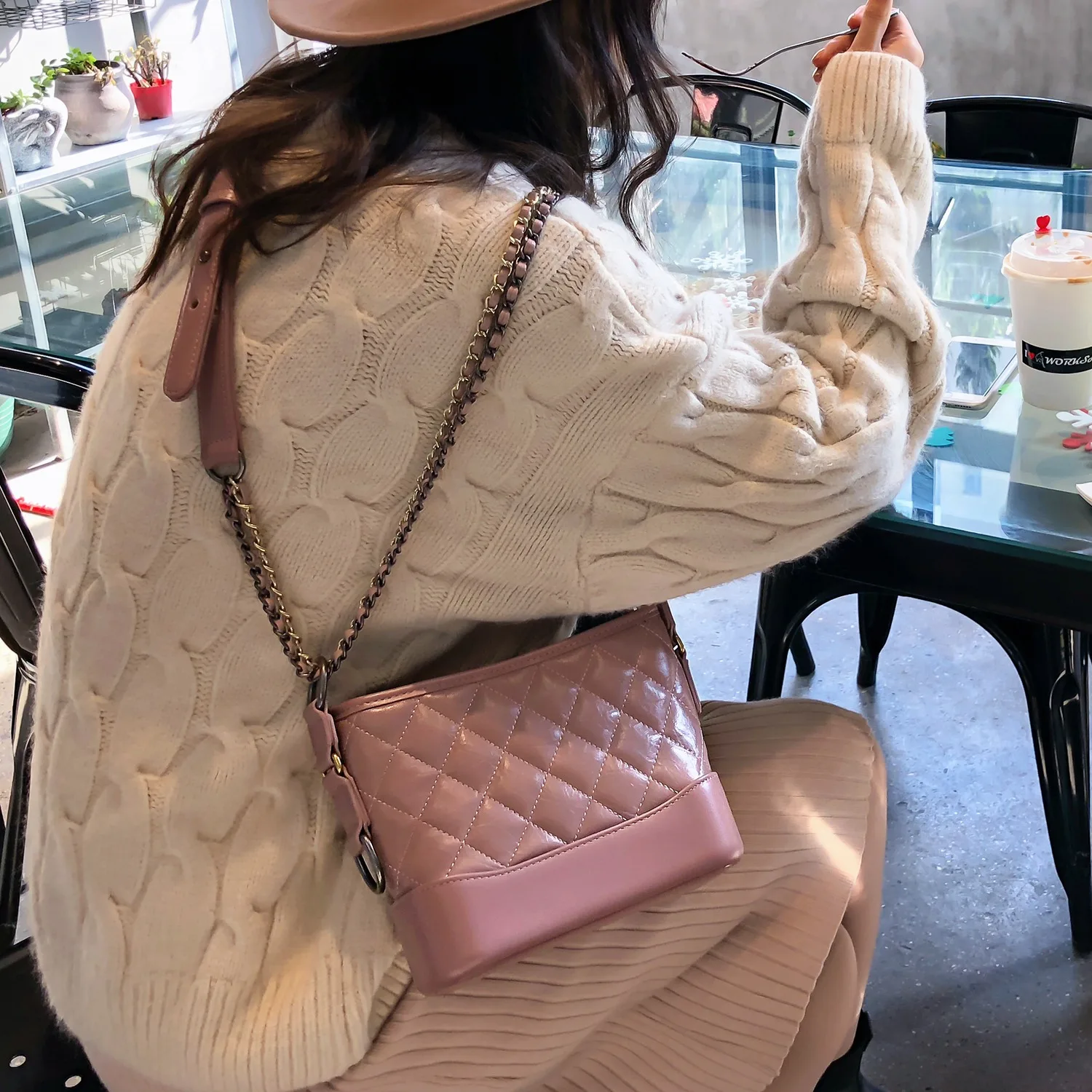 

Women’s Genuine Leather Shoulder Bag 2023 Trend Brand Small Square Bags Luxury Designer Handbag Fashion Messenger BagsTofu Bags