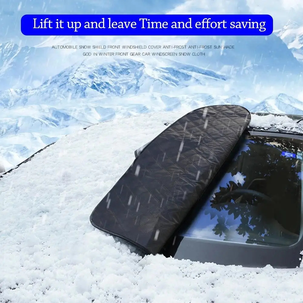Aluminum Film Car Windshield Cover Anti-Fog Windproof Windshield Sunshades UV Protection Anti-Frost Car Sun Shade