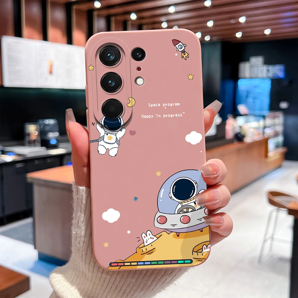 Abstract Line Art Print Liquid Silicone Shockproof Case with Camera Protection