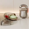 Portable Soap Dish Sealed Storage Box Waterproof Travel Home Bathroom Soap Box Camping Portable Storage Soap Box 5