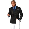 Men's Blazer Suit Double Breasted Lapel Casual Jacket Men's Wedding Tuxedo Formal Clothes Outerwear 2