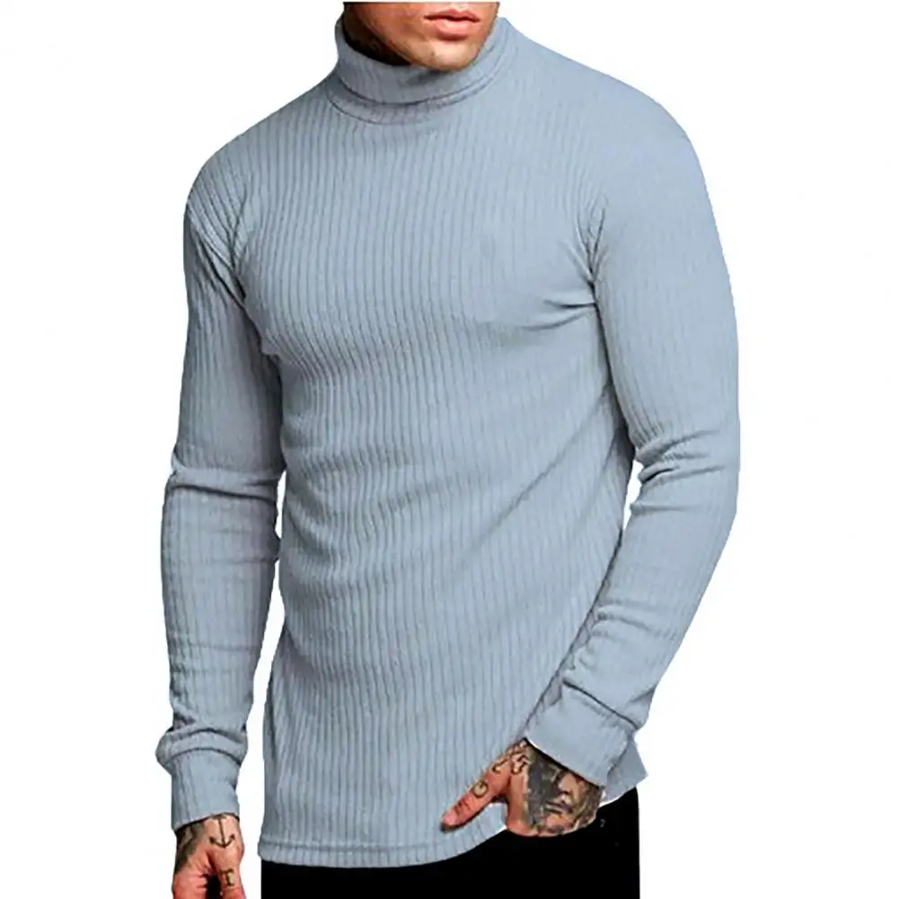 

British Style Clothing Men High Quality Long Sleeve T-Shirts/Men's Autumn Winter Keep Warm Leisure T-shirt Plus Size M-3XL