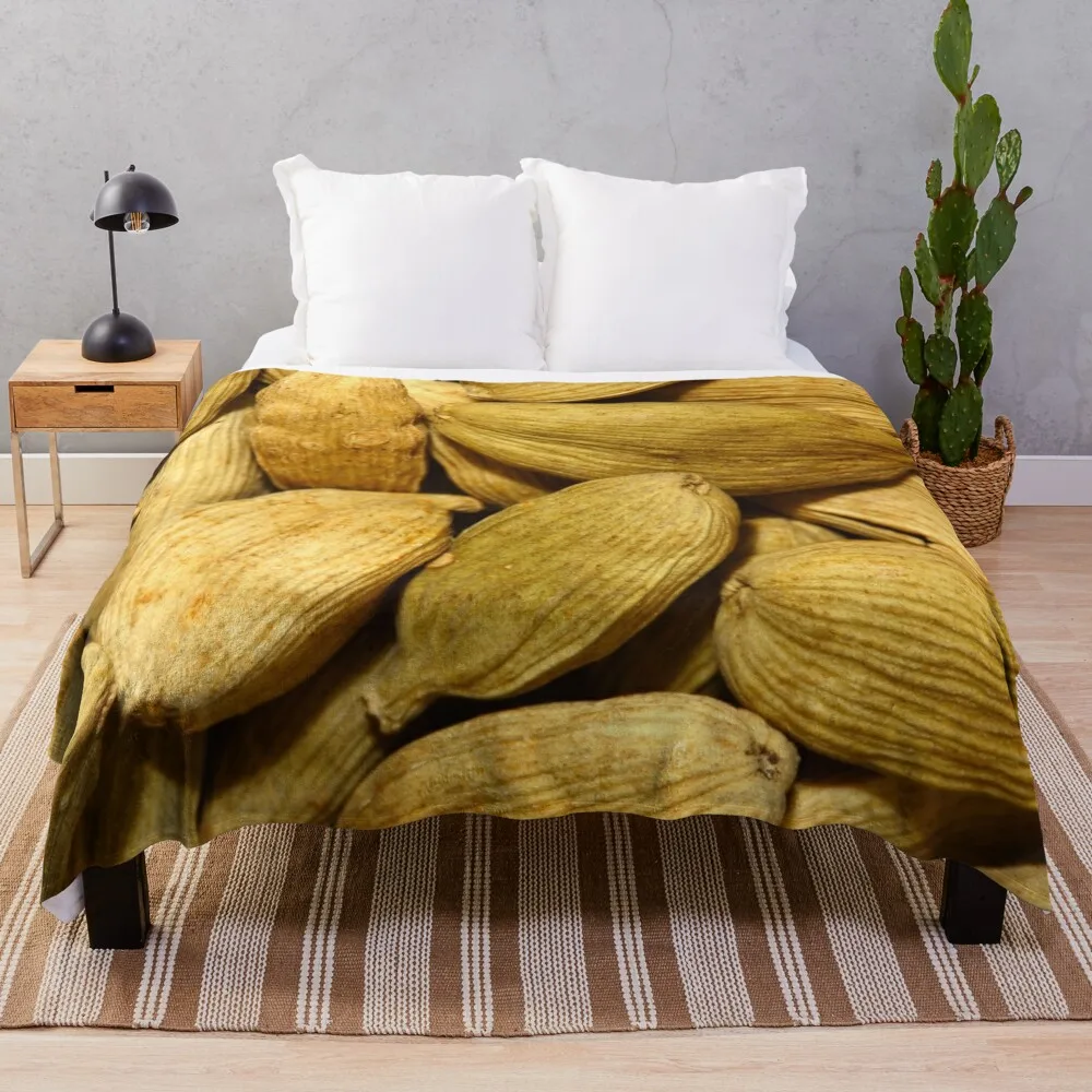 

Cardamom pods Throw Blanket Blankets For Baby Cute for winter Blankets