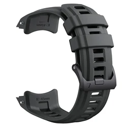 Versatile Silicone Watch Strap Replacement Bracelet, 20 - 26mm Adjustable Fit - Instinct E 45mm (Gray)