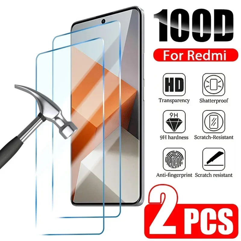 

Защитное стекло Sceeen для Redmi Note 12, 11, 10, 9, 8 Pro Plus, зеркальное закаленное стекло для Redmi 10C, 9C, 9A, Note 11S, 10S, 9T, 9S, 8T, стекло, 2 шт.