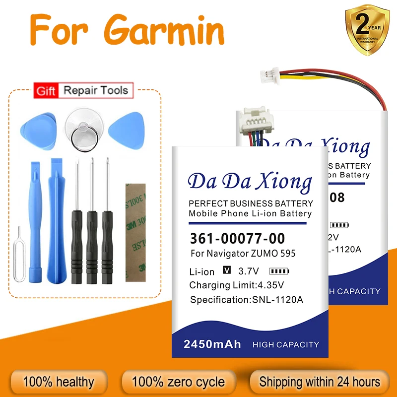 361-00056-08 Vivoactive4 361-00077-00 Batteria Per Garmin Moto Navigator Forerunner Drive Vivoactive Zumo 4 35 60Lm 595 590