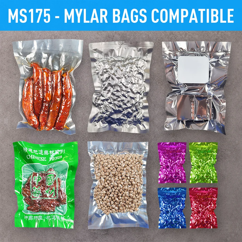 Senior Electric Vacuum Sealer Packaging Machine For Home Kitchen For Sealing Fresh Packaging Machine For Food Preservation MS175 2