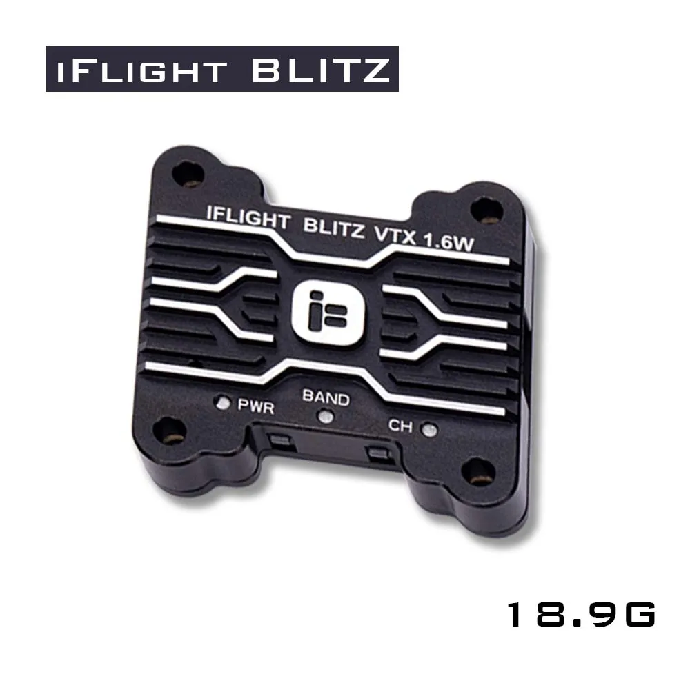 

IFlight BLITZ 5,8G VTX 1,6 W высокомощная видеопередача 30,5*30,5/M3 для RC DIY FPV гоночного дрона