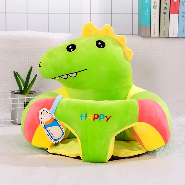 Support Baby Seat Cover Plush Learning To Sit Comfortable Toddler Nest Puff Washable without Filler Cradle Sofa Chair