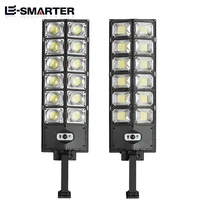 LED Super lumineux extérieur lampe à énergie solaire étanche capteur de mouvement Induction humaine solaire jardin lumière cour Garage lumière 4