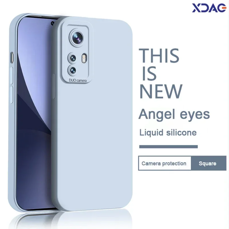 Dual Layer Angel Eyes Phone Case for Xiaomi 12T Pro Soft Liquid