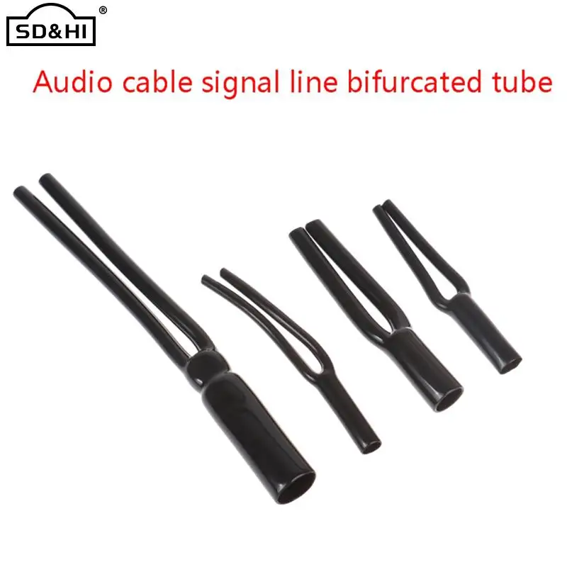 1PCS Cable Pants 7mm 9mm 12mm 15.5mm Speaker Audio Cable Wire Pants Boots Y Splitter Pant HIFI DIY Audio Cable