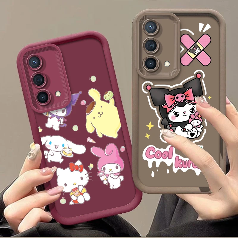 Melody Cartoon Cute For Reno X5 X3 10 8T 7Z 6 5 Pro Plus Pro 4G 5G Liquid Eye Ladder Phone Case