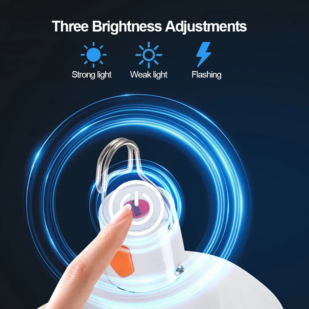 Usb Rechargeable Led Bulb Portable Camping Light Bulb Emergency Lighting Flashlight Lights Outdoor Picnics Hanging Tent Light camping light portable flashlight portable lanterns camping lamp camping lantern portable work lights emergency lights portable work light portable torch