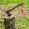 Solid Wood Ax Handle Tool Wooden Axe Accessory Handles Part Replacement Hatchet Carbonized 1