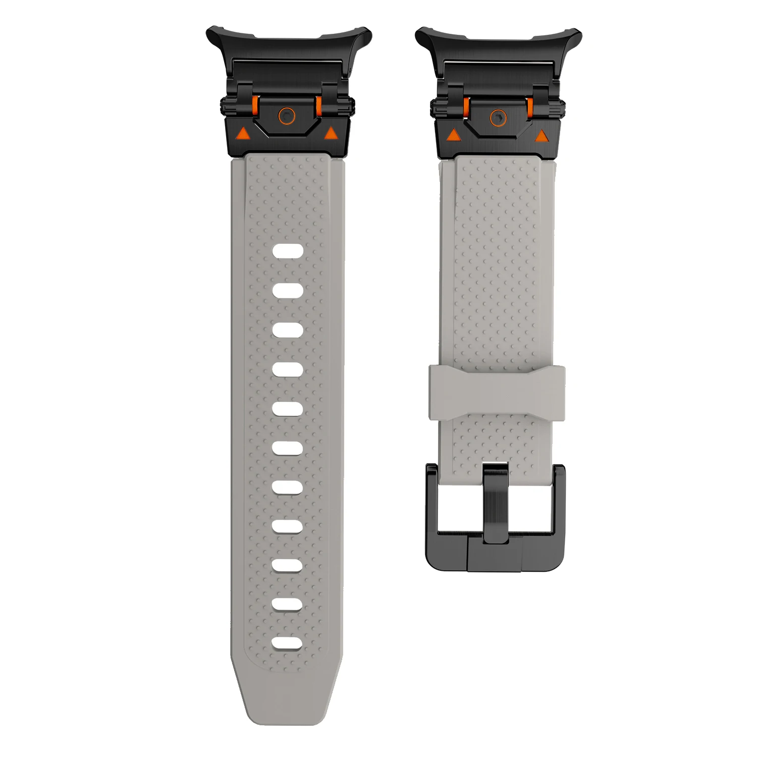 Premium No Gaps Silicone Strap for Sports Watches - Soft Rubber Wristband Bracelet