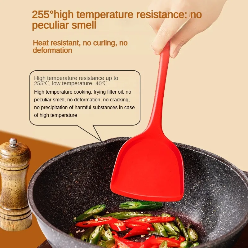 Silicone Kitchen Utensils Set 1-5pc Non-Stick Spatula Ladles & Strainers BPA-Free Heat Resistant Dishwasher Safe Cooking