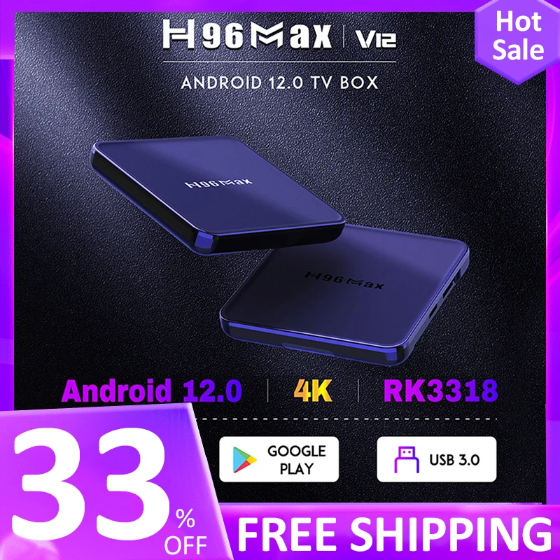 H96 max V12 4K Android TV Box