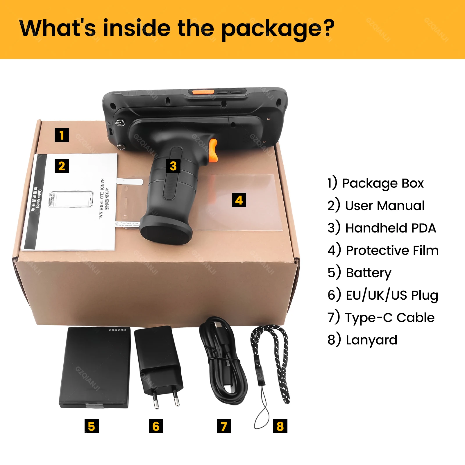 안드로이드 15 러기드 PDA 제브라 SE4710 스캐너 1D 2D 바코드 스캔 핸드헬드 터미널 (NFC 그립, 충전기, 크래들 옵션)