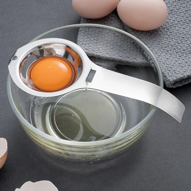 Egg Separator Egg Yolk White Filter 304 Stainless Steel Yolk Separator Egg Divider Sieve Baking Cooking Tools Kitchen Gadgets 1