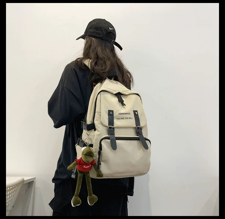 Fashion Women Backpack Student Travel Bags Waterproof Nylon Cute School Bag Girl Men Laptop Bags Female Large Capacity Bagpack