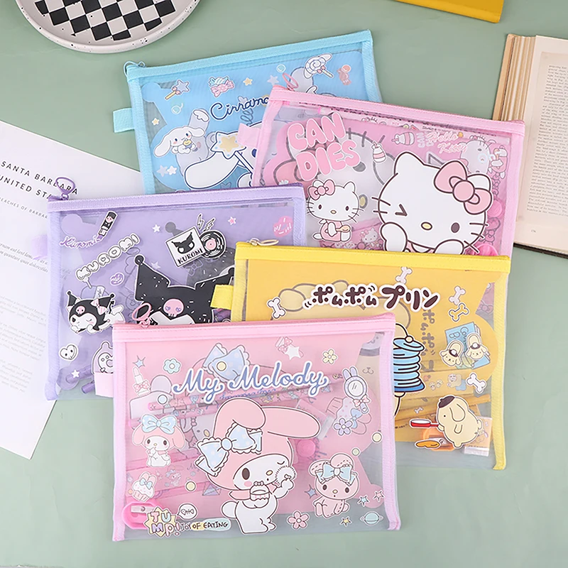 

Мультяшные милые канцелярские товары sanrio, Подарочная коробка, школьные принадлежности, набор канцелярских принадлежностей, аниме мультяшное Сердце Девочки