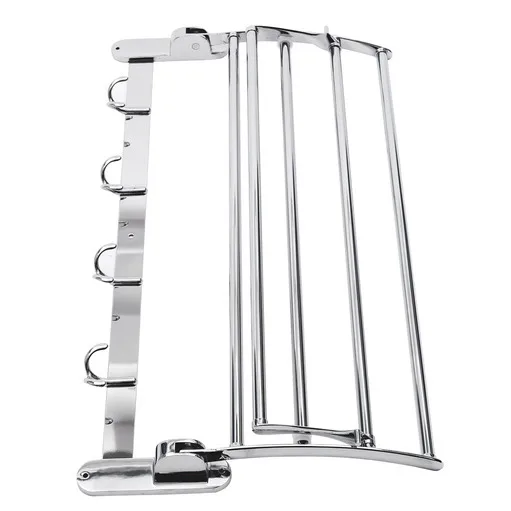 Description Picture 3 of itemStainless Steel Towel Rack Bathroom Wall Mounted Towel Holder Foldable Towel Shelf Towel Bar Towel Rail for Bathroom, Hotel