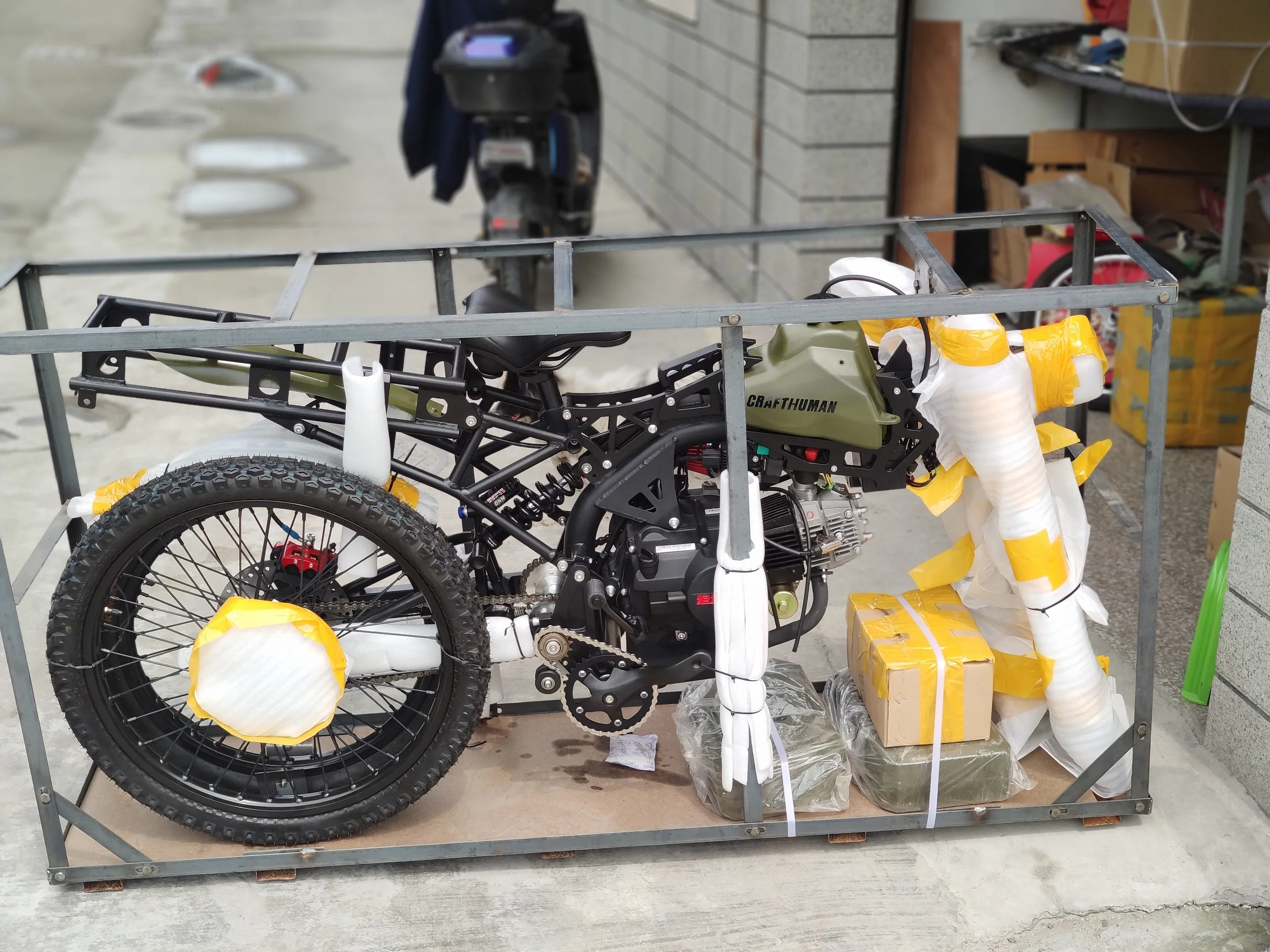 110CC Motoped Gas Bike Gasoline Bike Chinese Version Modified Bike